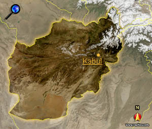Landkarte Afghanistan