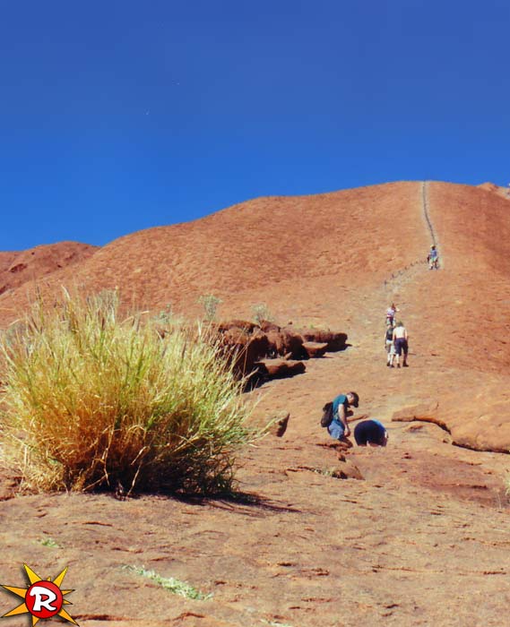 Besteigung des Ayers Rock