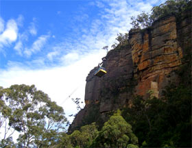 Seilbahn in den Blue Mountains