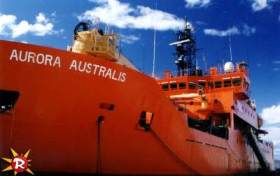 Aurora Australis Eisbrecher in Hobart
