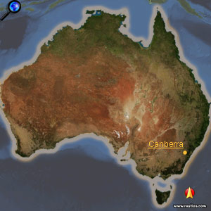 Landkarte Australien