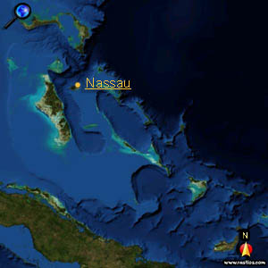 Landkarte Bahamas