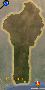 Landkarte Benin