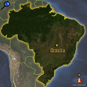 Landkarte Brasilien