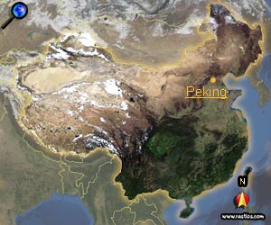 Landkarte Volksrepublik China