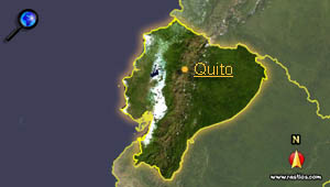 Landkarte Ecuador