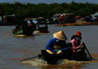 Bootsrennen auf dem Mekong