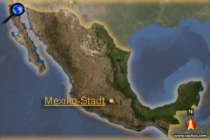 Landkarte Mexiko
