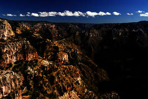 Kupferschlucht Barranca del Cobre ("Copper Canyon")