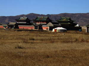 Das Kloster Erdene Zuu in der Zentral-Mongolei