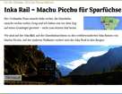 Inka Rail – Machu Picchu für Sparfüchse