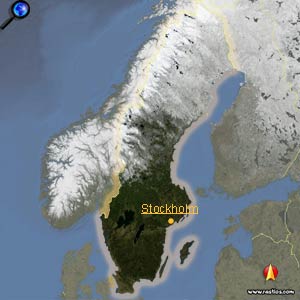 Landkarte Schweden