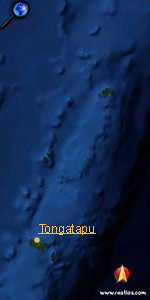 Landkarte Tonga