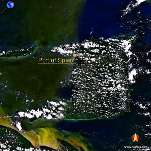Landkarte Trinidad und Tobago