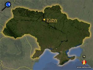 Landkarte Ukraine