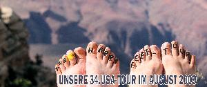 The Happy-Feet-Tour, vom North-Rim zum South-Rim des Grand Canyons