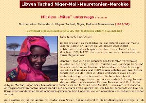 Eine Reise durch Libyen, Tschad, Niger, Mali und Mauretanien