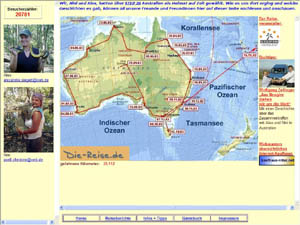 1 Jahr Down Under - Nationalparks in Australien, besonders Tasmanien Fidji Inseln Bali und Lombok