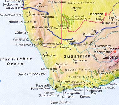 Namibia - Swakopmund - Bruckarros - Spitskop NP - Joburg