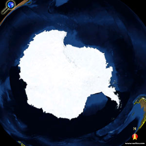 Landkarte Antarktis