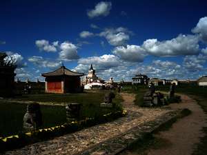 Karakorum, die alte Hauptstadt der Mongolei Karakorum, die alte Hauptstadt der Mongolei