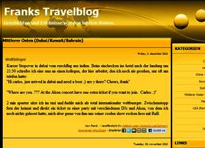 Franks Travelblog Franks Travelblog