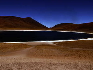 Laguna Miniques im Altiplano - Nordchile