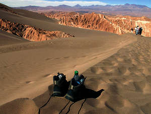Sanddüne in der Atacama-Wüste nahe San Pedro de Atacama