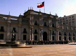 Präsidentenpalast La Moneda - Santiago de Chile Präsidentenpalast La Moneda - Santiago de Chile