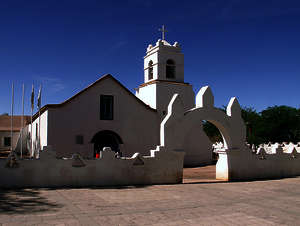 Die Kirche von San Pedro de Atacama Die Kirche von San Pedro de Atacama