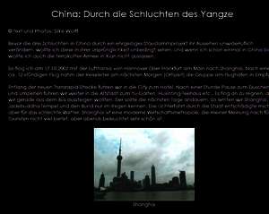 Durch die Schluchten des Yangze Durch die Schluchten des Yangze