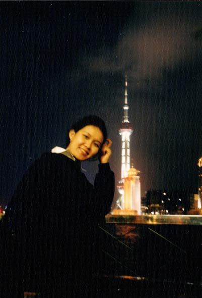 Shanghai: Pearl Tower bei Nacht