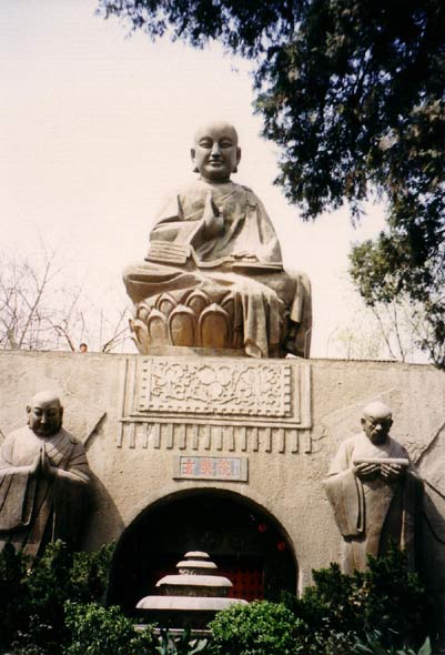 Temple und groer Buddha in Xian