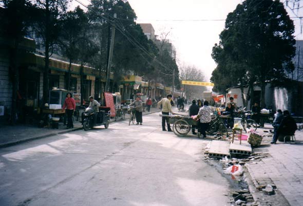 Leben in Xian, Straen in China