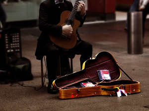 Straßenmusiker auf dem Bardentreffen in Nürnberg Straßenmusiker auf dem Bardentreffen in Nürnberg
