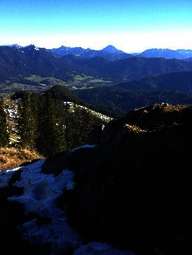 Brauneck und Sylvenstein. Brauneck und Sylvenstein.