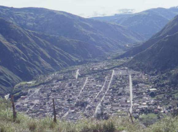 Ecuador - Banos Startpunkt fr Bergsteiger und Biker