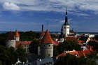 Blick auf die Altstadt von Tallin Blick auf die Altstadt von Tallin
