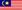 Flagge Malaysia