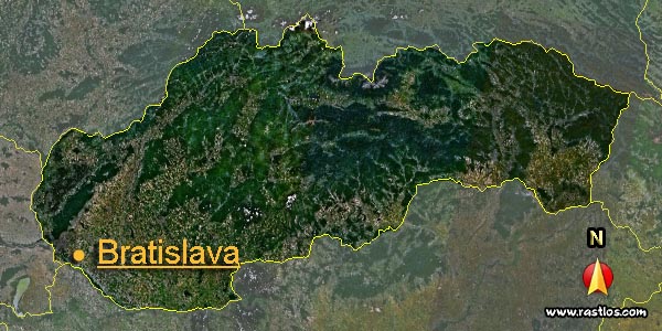 Slowakeikarte: große interaktive Karte von Slowakei