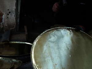 Handwerker in einer Karawanserei in Isfahan