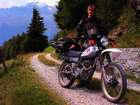 Oldtimer Motorrad in den Alpen Oldtimer Motorrad in den Alpen