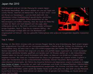 Reisebericht Japan 2010 Reisebericht Japan 2010