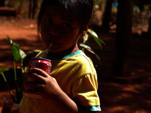 Kind in Kambodscha
