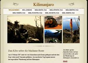 Zum Kibo über die Machame Route Zum Kibo über die Machame Route