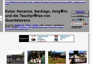 Havanna, Santiago, Holgúin und die Tauchplätze von Guardalavaca Havanna, Santiago, Holgúin und die Tauchplätze von Guardalavaca