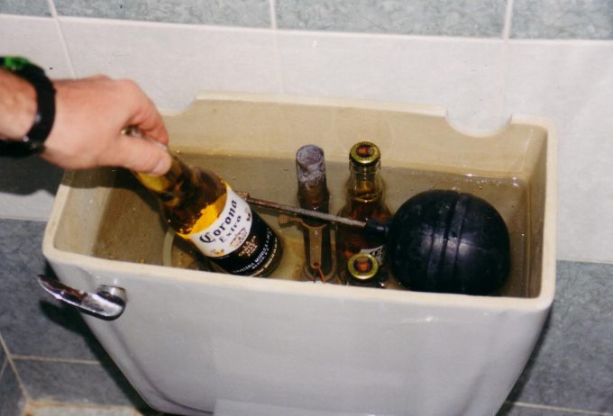 Bier im Splkasten