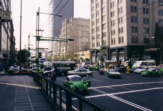 VW Kfer Taxi in Mexico City