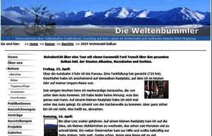 Mit dem Wohnmobil über den Balkan Mit dem Wohnmobil über den Balkan