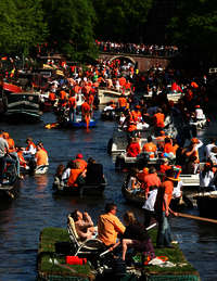 Koniginnentag in den Niederlanden Koniginnentag in den Niederlanden